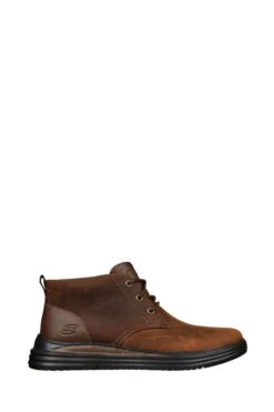 Skechers Brown Proven Mens Boots