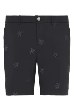 Original Penguin Golf Spced Dyed Pete Embroidered Black Shorts -Tienda Barata Deporte T82338s3