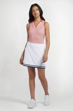 Original Penguin Golf Ladies Colour Blocked White Skort 9 Original Penguin Golf Ladies Colour Blocked White Skort -Tienda Barata Deporte T83682s3