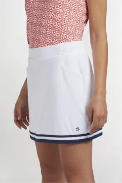 Original Penguin Golf Ladies Colour Blocked White Skort 10 Original Penguin Golf Ladies Colour Blocked White Skort -Tienda Barata Deporte T83682s4