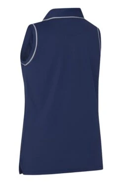 Original Penguin Golf Ladies Blue Sleeveless Veronica Polo Shirt 8 Original Penguin Golf Ladies Blue Sleeveless Veronica Polo Shirt -Tienda Barata Deporte T89109s4