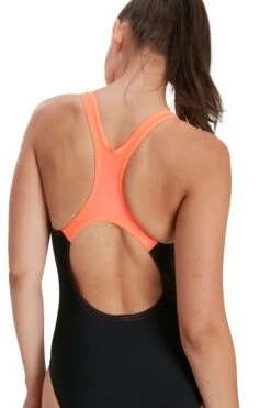 Speedo Womens Medley Logo 1 Piece Black Swimsuit -Tienda Barata Deporte U09244s2