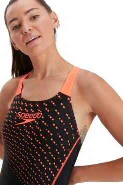 Speedo Womens Medley Logo 1 Piece Black Swimsuit -Tienda Barata Deporte U09244s7