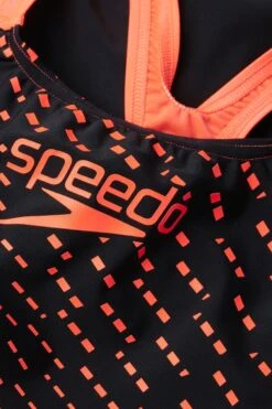 Speedo Womens Medley Logo 1 Piece Black Swimsuit -Tienda Barata Deporte U09244s9