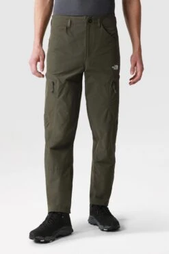 The North Face Mens Green Exploration Reg Tapered Trousers-Verde