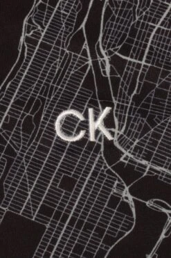 Calvin Klein Golf NYC Print Black Polo Shirt -Tienda Barata Deporte U25897s8