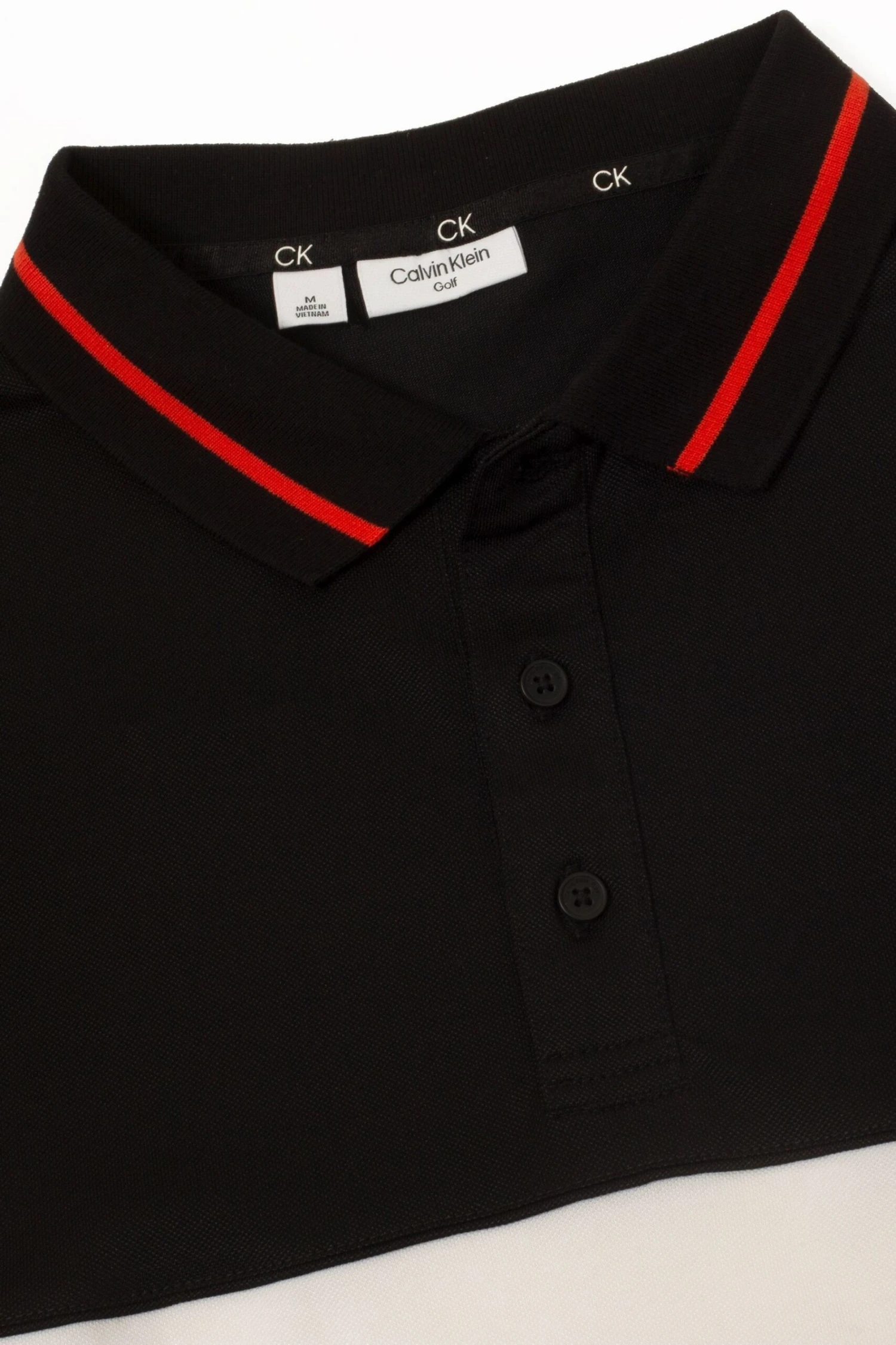 Calvin Klein Golf Marshall White Polo Shirt 7 Calvin Klein Golf Marshall White Polo Shirt - Imagen 7