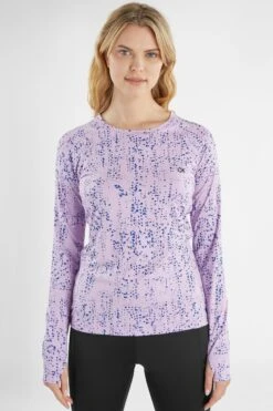 Calvin Klein Golf Purple Pebble Long Sleeve T-Shirt