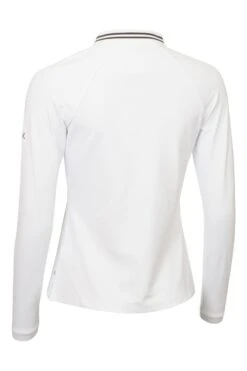 Calvin Klein Golf Blair Long Sleeve White Polo Shirt -Tienda Barata Deporte U25903s6