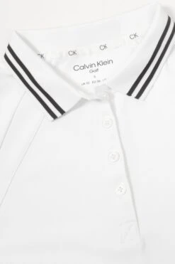 Calvin Klein Golf Blair Long Sleeve White Polo Shirt -Tienda Barata Deporte U25903s7