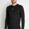 Calvin Klein Golf Black CK Chest Print Sweat Top