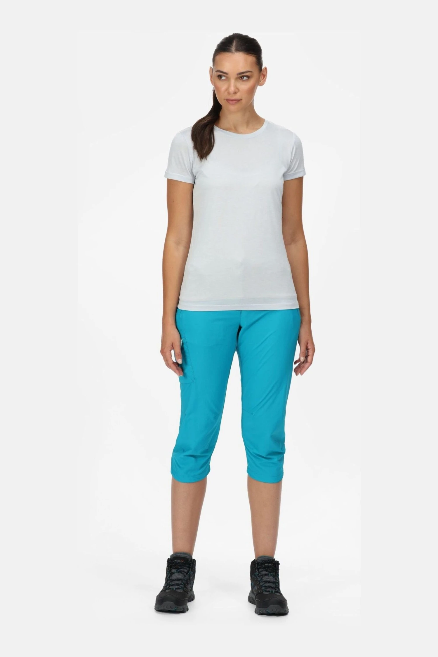 Regatta Grey Womens Fingal Edition Dry T-Shirt 3 Regatta Grey Womens Fingal Edition Dry T-Shirt - Imagen 3