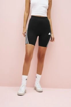 Adidas Black Future Icons 3-stripes Bike Shorts