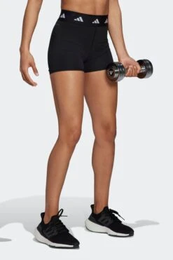 Adidas Black Techfit 3inch Bike Shorts