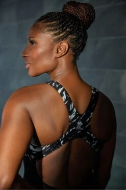 Next Mono Graphic Print Long Leg Tri Sport Swimsuit -Tienda Barata Deporte U81 862s3