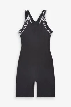 Next Mono Graphic Print Long Leg Tri Sport Swimsuit -Tienda Barata Deporte U81862