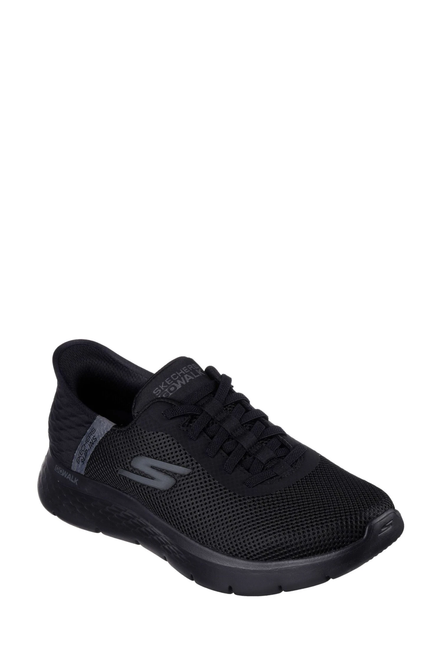 Skechers Black Mens Go Walk Flex Trainers-Negro 3 Skechers Black Mens Go Walk Flex Trainers-Negro - Imagen 3
