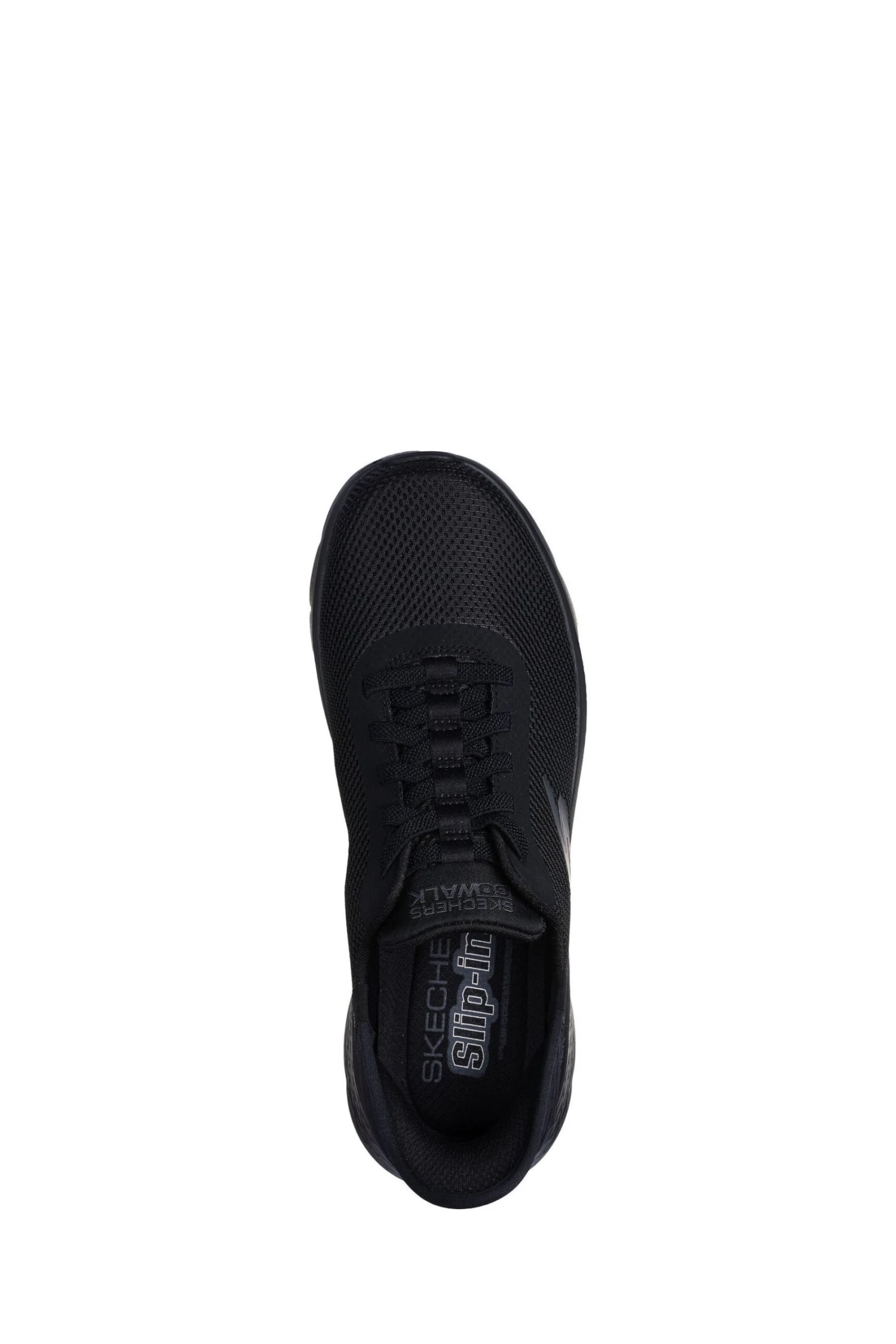 Skechers Black Mens Go Walk Flex Trainers-Negro 4 Skechers Black Mens Go Walk Flex Trainers-Negro - Imagen 4