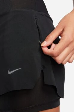 Nike Black Run Dri-FIT Mid-Rise 3-inch 2-in-1 Shorts -Tienda Barata Deporte U84505s5