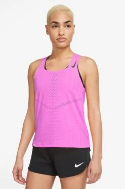 Nike Pink Dri-FIT ADV AeroSwift Racing Singlet -Tienda Barata Deporte U84682