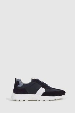 Reiss White Evo Lite Running Trainers-Blanco