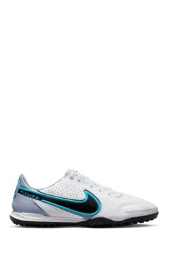 Nike White/Black Tiempo Legend 9 Pro Turf Football Boots
