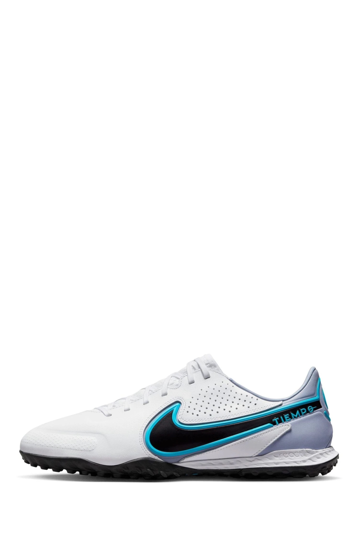 Nike White/Black Tiempo Legend 9 Pro Turf Football Boots 2 Nike White/Black Tiempo Legend 9 Pro Turf Football Boots - Imagen 2