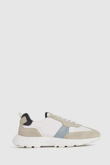 Reiss White Evo Lite Running Trainers-Blanco 7 Reiss White Evo Lite Running Trainers-Blanco - Imagen 7